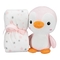 Плед Interbaby Flecce plush toy pinguin pink, рожевий (8100258) - Pampik
