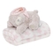 Плед Interbaby Flecce plush toy bear sleep pink, рожевий (8100264) - Pampik