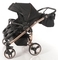 Універсальна коляска для двійні 2 в 1 Junama Diamond Individual Duo 03, чорний на бронзовій рамі (JD-IN-DUO-03) - Pampik - 6