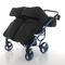 Універсальна коляска для двійні 2 в 1 Junama Diamond Individual Duo 02, чорний на синій рамі (JD-IN-DUO-02) - Pampik - 11