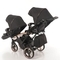 Універсальна коляска для двійні 2 в 1 Junama Diamond Individual Duo Slim 03, чорний на бронзовій рамі (JD-IN-DUOs-03) - Pampik - 6