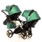 Універсальна коляска для двійні 2 в 1 Junama Fluo line Duo Slim 02, зелений (J-Fl-DUOs-02) - Pampik - 9