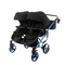 Універсальна коляска для двійні 2 в 1 Junama Diamond Individual Duo 02, чорний на синій рамі (JD-IN-DUO-02) - Pampik - 9
