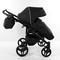 Універсальна коляска для двійні 2 в 1 Junama Mirror Satin Duo 01, чорний з сріблястим (J-MS-DUO-01) - Pampik - 13