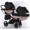 Універсальна коляска для двійні 2 в 1 Junama Mirror Satin Duo Slim 02, чорний з бронзовим (J-MS-DUOs-02) - Pampik - 5