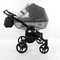 Універсальна коляска для двійні 2 в 1 Junama Mirror Satin Duo 01, чорний з сріблястим (J-MS-DUO-01) - Pampik - 9