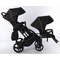Універсальна коляска для двійні 2 в 1 Junama Mirror Satin Duo Slim 02, чорний з бронзовим (J-MS-DUOs-02) - Pampik - 11