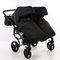 Універсальна коляска для двійні 2 в 1 Junama Mirror Satin Duo 01, чорний з сріблястим (J-MS-DUO-01) - Pampik - 12