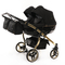 Універсальна коляска для двійні 2 в 1 Junama Diamond S-line Duo 02, чорний (JD-SL-DUO-02) - Pampik