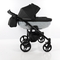 Універсальна коляска для двійні 2 в 1 Junama Mirror Satin Duo 01, чорний з сріблястим (J-MS-DUO-01) - Pampik - 11