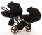 Універсальна коляска для двійні 2 в 1 Junama Diamond S-line Duo Slim 02, чорний (JD-SL-DUOs-02) - Pampik - 3