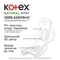 Прокладки гігієнічні Kotex Natural Night, 6 шт. - Pampik - 4