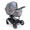 Универсальная коляска 2 в 1 Cam Techno Milano, рама серая, серый с полоской (805T/V99/978/553K) - Pampik