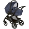 Універсальна коляска 3 в 1 Cam Dinamico UP Smart, рама чорна, темно-синій (897T/V90/990/842K) - Pampik