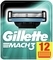 Сменные картриджи для бритья Gillette Mach 3, 12 шт. - Pampik