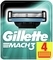 Сменные картриджи для бритья Gillette Mach 3, 4 шт. - Pampik