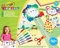 Набор для творчества Crayola Mini Kids 24 часа развлечений (256721.004) - Pampik