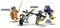 Конструктор LEGO Ninjago Битва робота-титана Зейна, 840 дет. (71738) - Pampik - 8