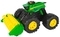 Игрушечный комбайн John Deere Kids Monster Treads с молотилкой и большими колесами, зеленый (47329) - Pampik