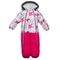 Дитячий комбінезон Huppa DEVON 2, білий з принтом / фуксія, розмір 80 (81520) - Pampik