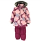 Комплект для девочек Huppa NOVALLA, бордовый с принтом/бордовый , размер 80 (83234) - Pampik