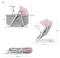 Шезлонг-гойдалка 5 в 1 Kinderkraft Nola Peony Rose, рожевий (KBNOLA00PNK0000) - Pampik - 2