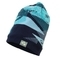 В'язана дитяча шапка Huppa ROCKS, темно-синій з принтом, розмір M (92586) - Pampik