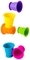 Іграшка тактильна Fat Brain Toys Suction Kupz М'які чашки, 6 шт. (F183ML) - Pampik - 4