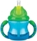Поїльник Nuby Вбудований клапан, з трубочкою-непроливайкою, 240 мл, синій (NV0404002blu) - Pampik