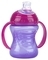 Поїльник-непроливайка Nuby No Spill, із силіконовим носиком і ручками, 240 мл, фіолетовий (NV0404003prpl) - Pampik