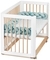 Ліжечко-трансформер Tweeto simple White with Natural, бук з білим - Pampik - 3