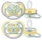 Пустушка силіконова Philips Avent Ultra Air Нічна, 18+ місяців, 2 шт. (SCF376/01) - Pampik