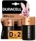 Лужні батарейки Duracell D (LR20) MN1300, 2 шт. - Pampik
