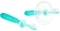 Набор зубных щеток Pigeon Training Toothbrush Set Step 3, 12-18 мес., 2 шт., бирюзовый - Pampik - 4