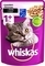 Вологий корм для котів Whiskas з лососем, у соусі, 100 г - Pampik