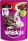Вологий корм для котів Whiskas з яловичиною, в соусі, 100 г - Pampik