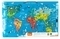 Пазл магнитный Viga Toys Карта мира с маркерной доской, на английском (44508EN) - Pampik - 2