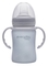 Скляний дитячий поїльник Everyday Baby з силіконовим захистом, 150 мл, світло-сірий (10311) - Pampik