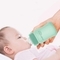 Скляна пляшечка для годування Everyday Baby із силіконовим захистом, 150 мл, м'ятний (10207) - Pampik - 5