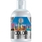 Шампунь Dallas Color Protecting для окрашенных и поврежденных волос с льняным маслом и УФ-фильтром, 1000 мл - Pampik