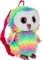 Рюкзак TY Gear Різнокольорова сова Owen, 25 см (95003) - Pampik - 5