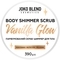 Парфюмированный скраб для тела Joko Blend Vanilla Glow с шиммером, 390 г - Pampik - 4
