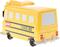 Машинка Robocar Poli Школьный автобус, металл, 6 см (83174) - Pampik - 3
