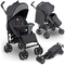 Прогулянковий візок Lionelo Irma Black/Dark Grey, чорний - Pampik - 4