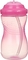 Поїлка-непроливайка з силіконовою соломинкою Курносики, рожева, 420 мл (7225) - Pampik