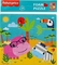 Мягкие пазлы "Fisher Price. Бегемот и зебра", англ. Vladi Toys - Pampik