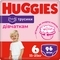 Підгузки-трусики для дівчаток Huggies Pant 6 (15-25 кг), 96 шт. - Pampik