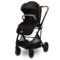 Універсальний візочок 3 в 1 Lionelo Riya 3in1 Black Onyx, чорний - Pampik - 2