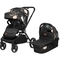 Універсальний візочок 2 в 1 Lionelo Mika Lovin, чорний - Pampik