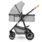 Універсальна коляска 2 в 1 Lionelo Amber 2 Grey Stone, світло-сірий - Pampik - 4